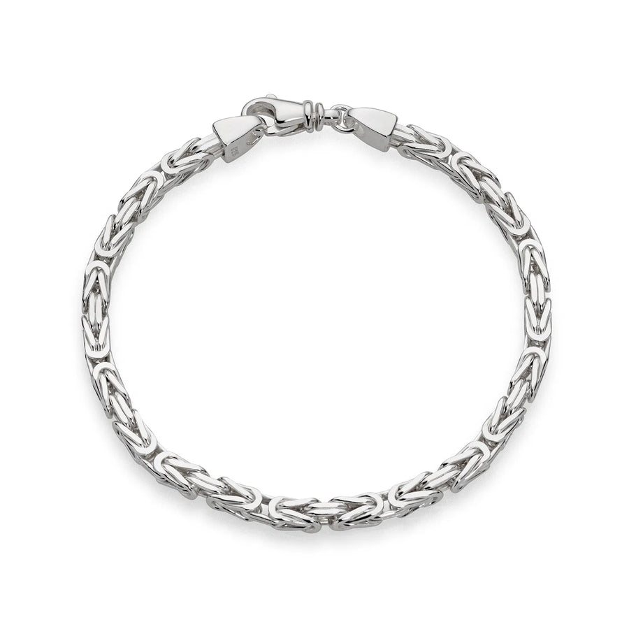 Woven Chain Bracelet – Silver